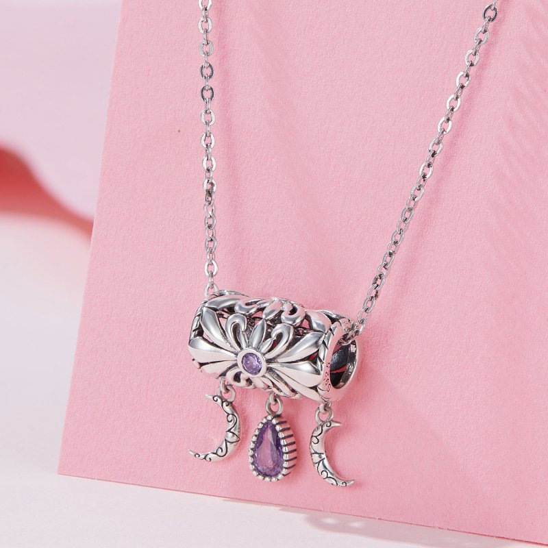 (kuva) Pandora-tyylinen Vintage Iris -riipus - SCC2631 - Näytä 2