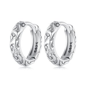 (kuva) Pandora-tyyliset Retro-kuvio Korvarenkaat - SCE1659