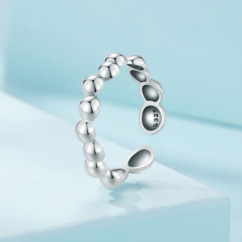 (kuva) Pandora-tyylinen Bubble Open Ring - SCR962-E - Näytä 2