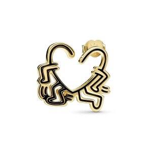 (kuva) Keith Haring™ x Pandora Walking Heart - korvakoru - 262221C01