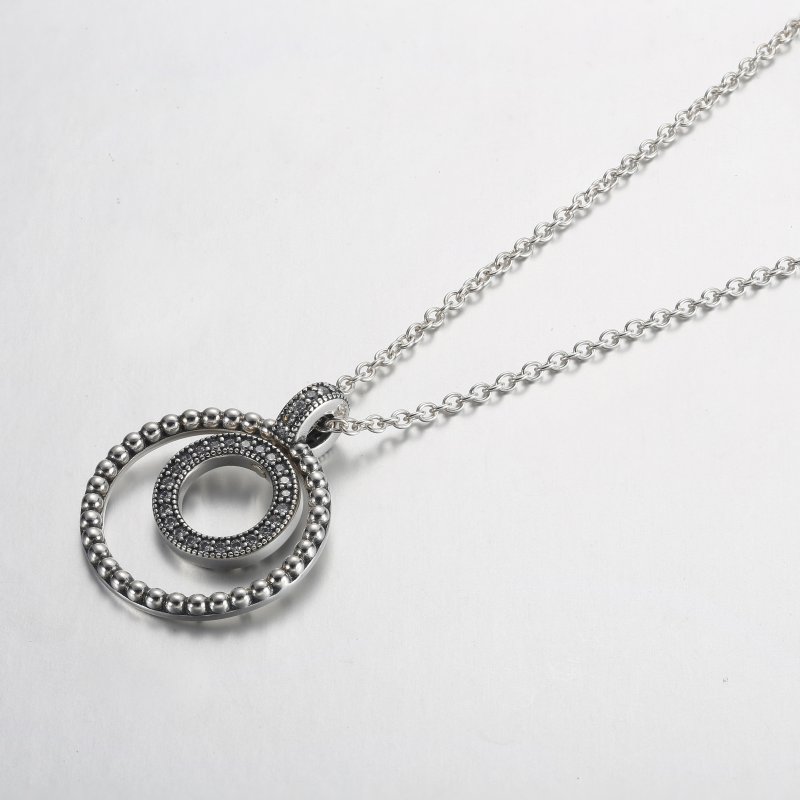 (kuva) Pandora Signature Pavé & Helmit - Ripustin ja Kaulakoru - 392308C01 - Näytä 2