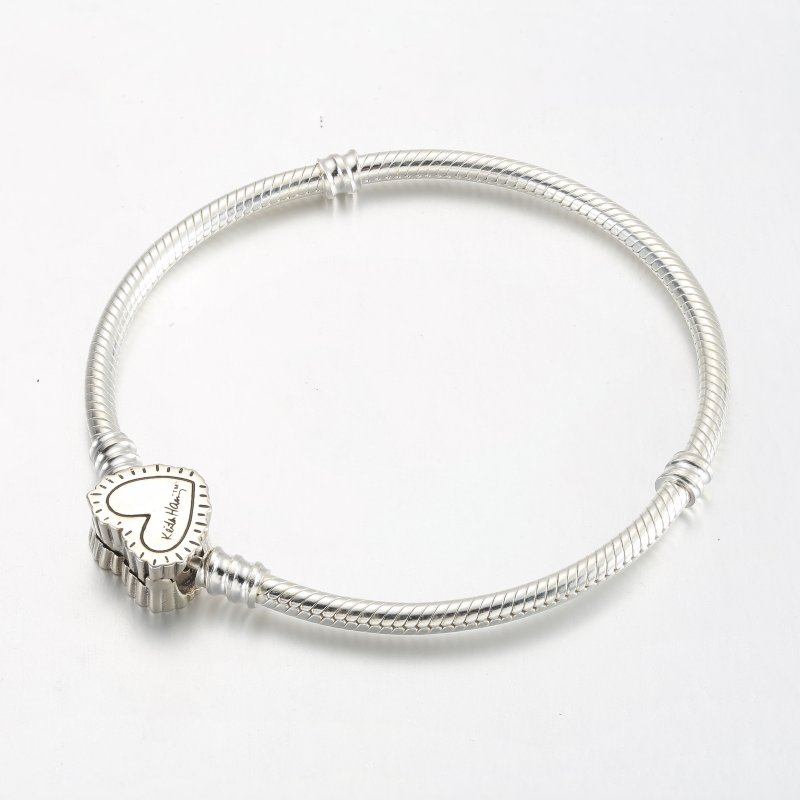 (kuva) Keith Haring™ x Pandora Moments -sydämen säteilevä käärmeenketju rannekoru - 592 - Näytä 3