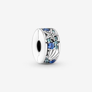 (kuva) Pandora Tropical Starfish & Shell Clip Charm - 791678C01