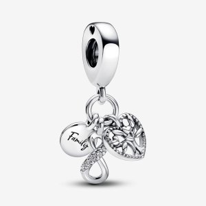 (kuva) Pandora Family Infinity Triple Dangle Charm - 792201C01