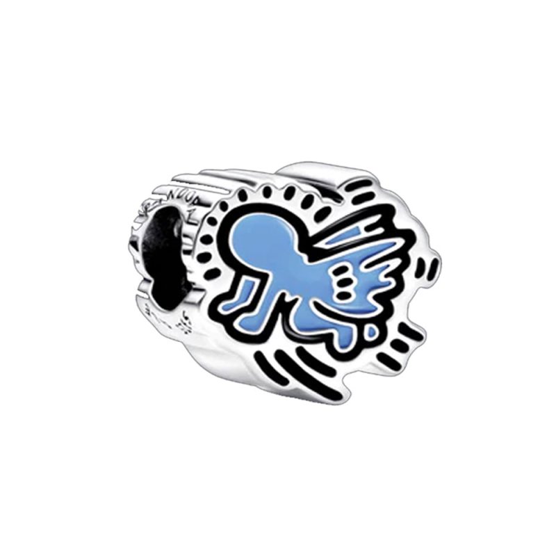(kuva) Keith Haring™ x Pandora Säteilevä Enkeli - 792219C01