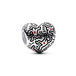 (kuva) Keith Haring™ x Pandora Line Art People - Charm - 792224C01