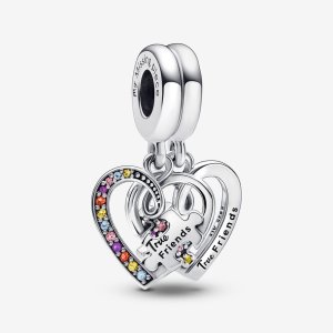 (kuva) Pandora Palapalan Sydämet Erotettava Ystävyys Ripustin Charm - 792239C01