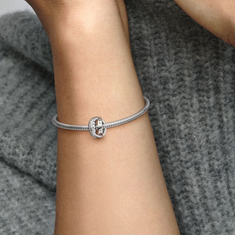 (kuva) Pandora Logo, Pavé & Helmit - 792317C01 - Näytä 6