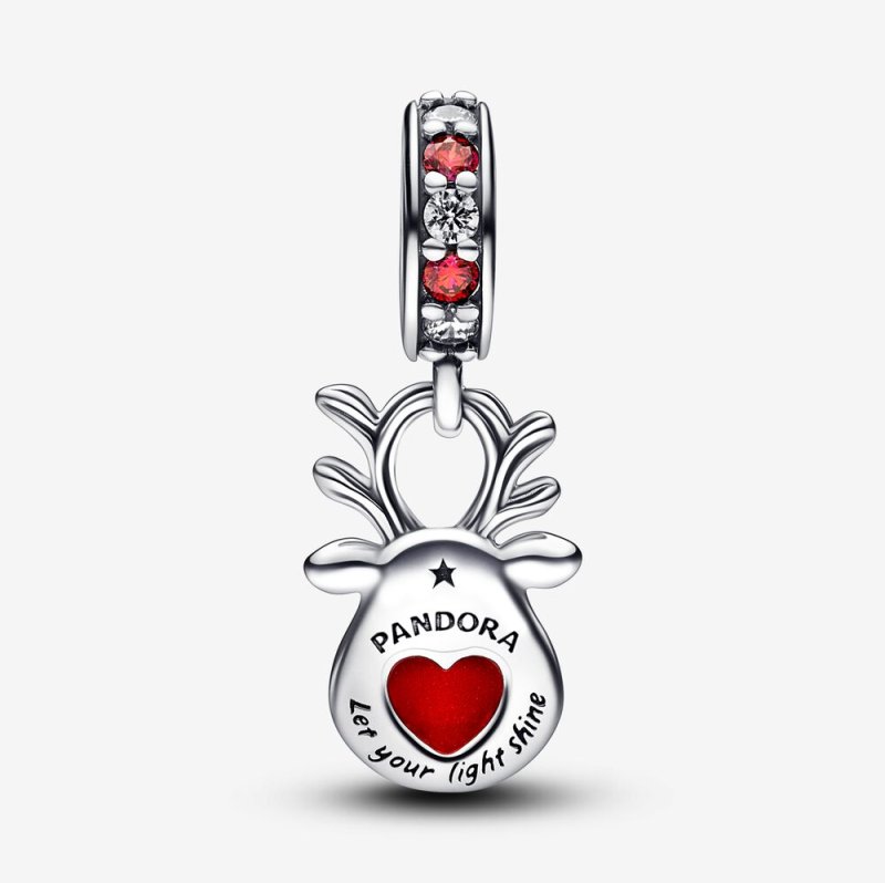 (kuva) Pandora Punainen Nainen Poron Murano -riipus - 792330C01 - Näytä 5