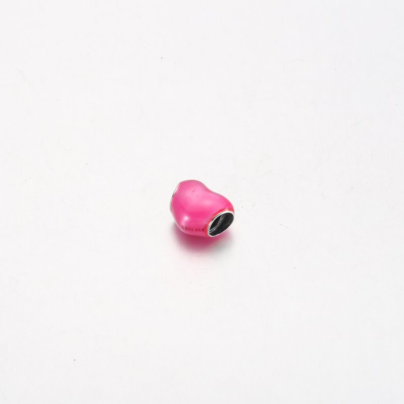 (kuva) Pandora Metallic Pink Heart Charm - 799291C03 - Näytä 3