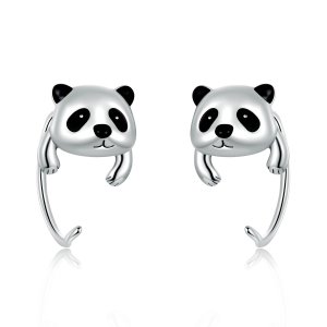 (kuva) PANDORA-tyyliset Mini Panda -korvakorut - BSE568
