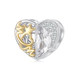 (kuva) PANDORA-tyylinen Äidin Sydän -helmet - BSC1002