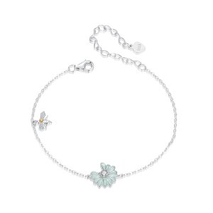 (kuva) PANDORA-tyylinen Daisy Bee-rannekoru - SCB270