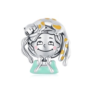 (kuva) PANDORA-tyylinen Kissatyttö Helmet - SCC2719