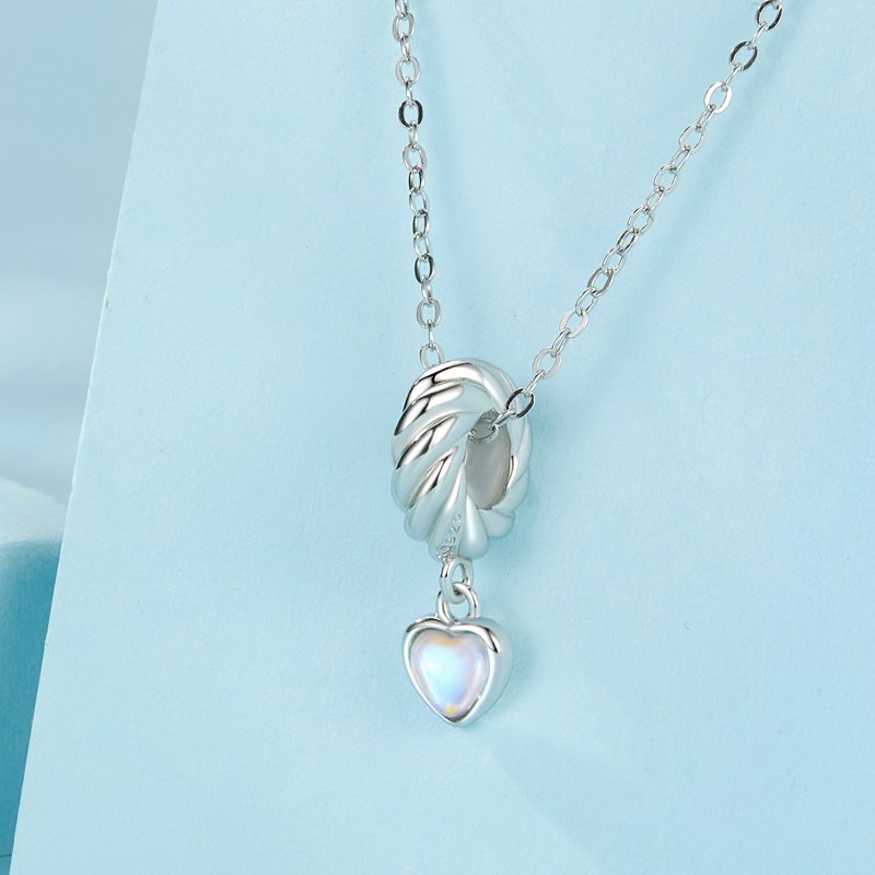(kuva) PANDORA-tyylinen Smart Heart -silmukka riipus - SCC2755 - Näytä 3