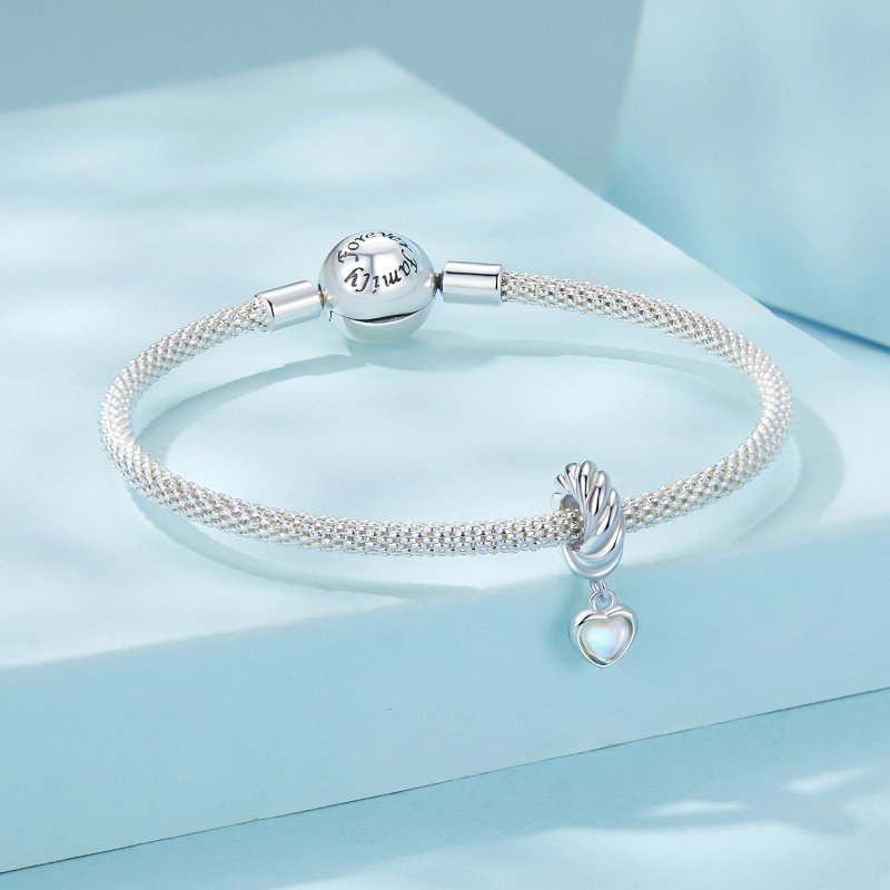 (kuva) PANDORA-tyylinen Smart Heart -silmukka riipus - SCC2755 - Näytä 4