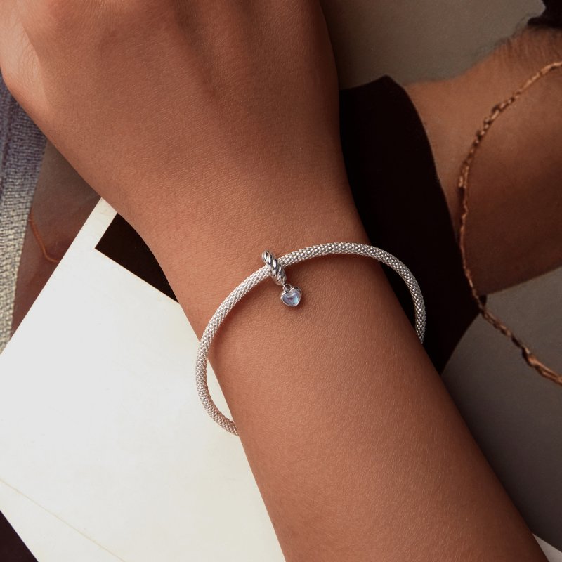 (kuva) PANDORA-tyylinen Smart Heart -silmukka riipus - SCC2755 - Näytä 6