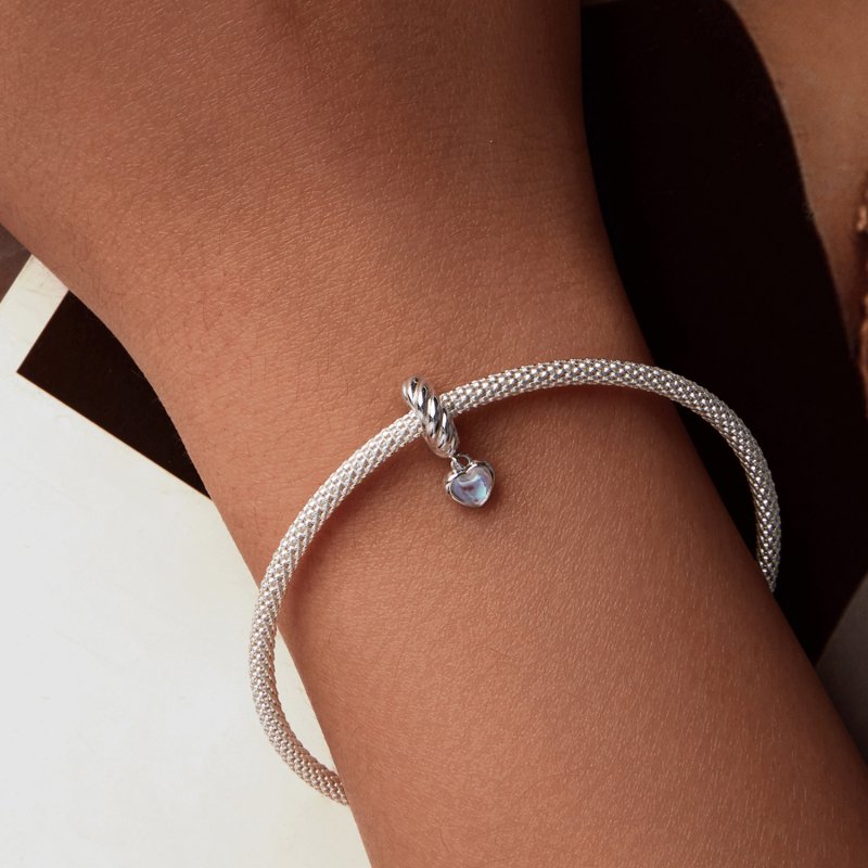 (kuva) PANDORA-tyylinen Smart Heart -silmukka riipus - SCC2755 - Näytä 7