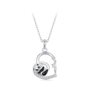 (kuva) PANDORA-tyylinen Panda-kaulakoru - SCN515