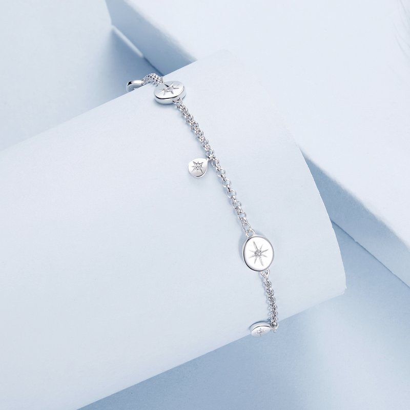 (kuva) PANDORA-tyylinen Tähti-tassel-rannekoru - BSB182 - Näytä 2
