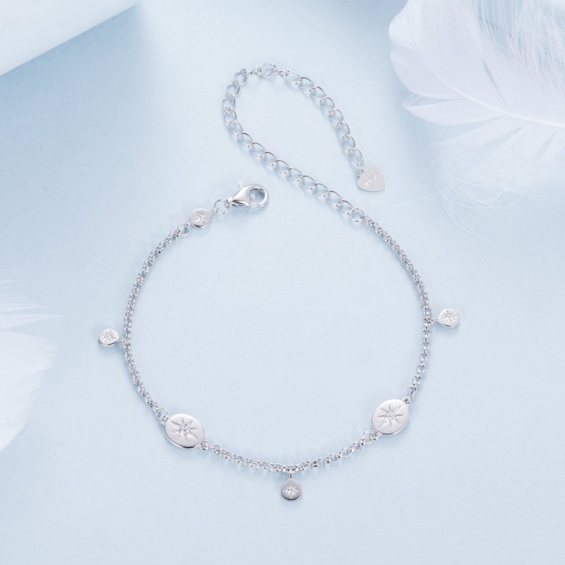 (kuva) PANDORA-tyylinen Tähti-tassel-rannekoru - BSB182 - Näytä 3