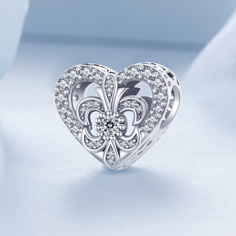 (kuva) PANDORA-tyylinen Vintage Iris -riipus - BSC1022 - Näytä 2