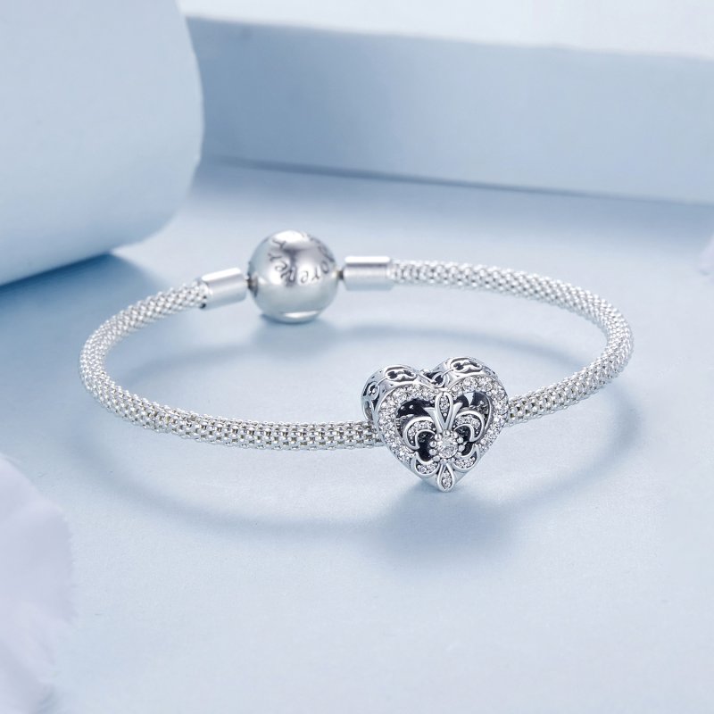(kuva) PANDORA-tyylinen Vintage Iris -riipus - BSC1022 - Näytä 5
