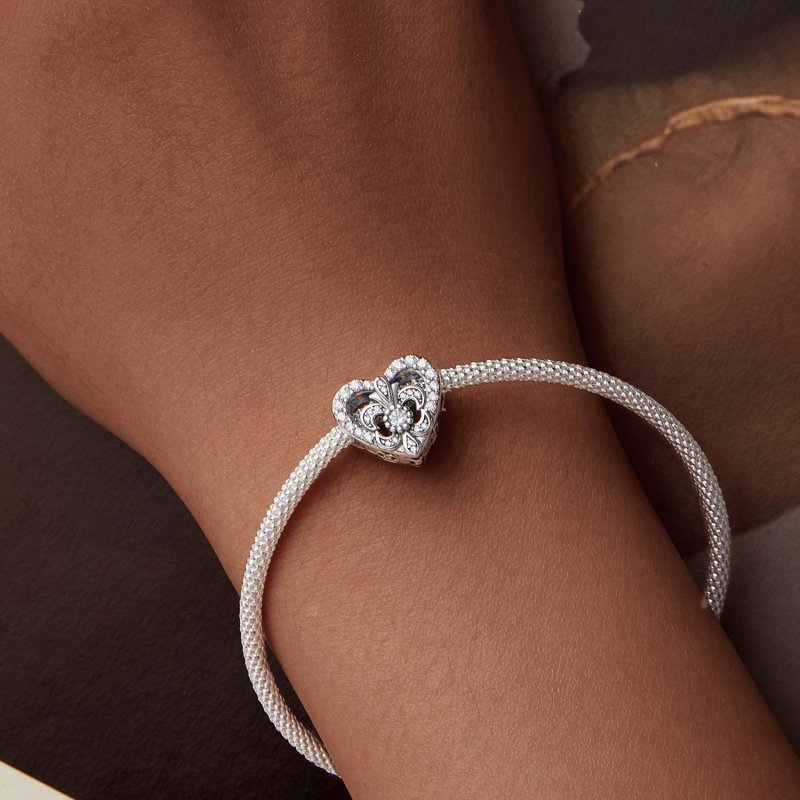 (kuva) PANDORA-tyylinen Vintage Iris -riipus - BSC1022 - Näytä 7