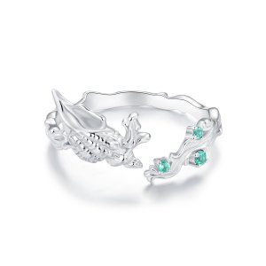 (kuva) PANDORA-tyylinen Kotilonkuori Avoin Rengas - BSR554-E