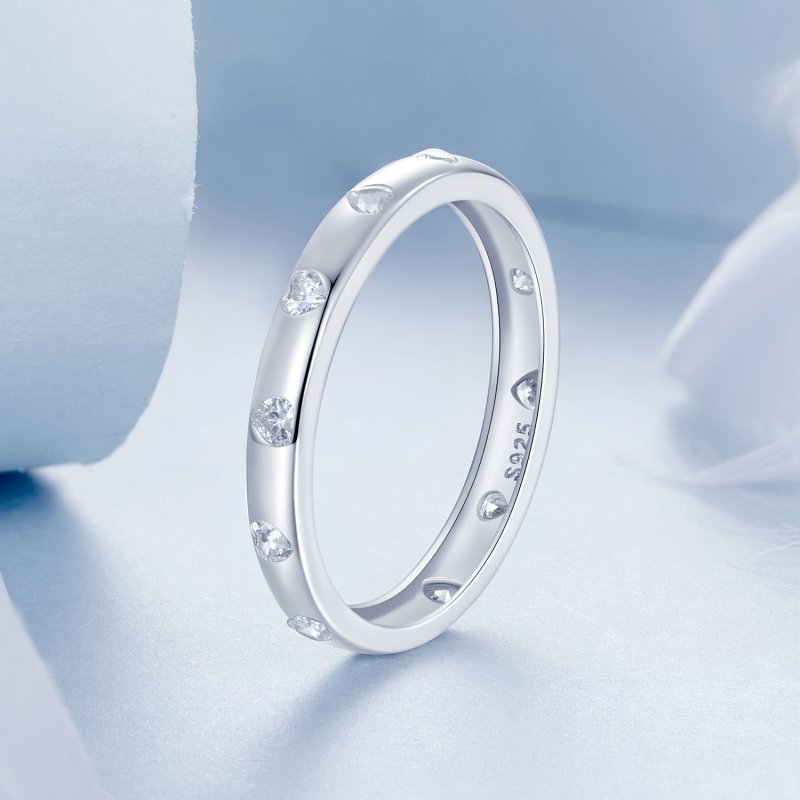 (kuva) PANDORA-tyylinen Love Infinite Loop -sormus - BSR561 - Näytä 2