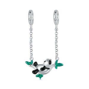 (kuva) PANDORA Tyyli Bambumetsä Panda Hopeinen Ripatin - SCC2810