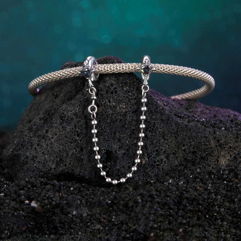 (kuva) PANDORA Tyyli Vintage Risti Silikoniturvaketju - BSC1060 - Näytä 3