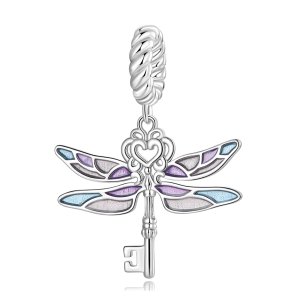 (kuva) PANDORA Tyylinen Sudenkorento Avain Ripats - BSC603