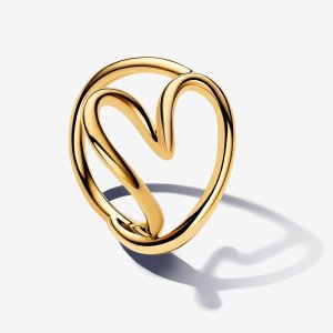 (kuva) Pandora Luonnonmukainen Sydänsormus - 163288C00