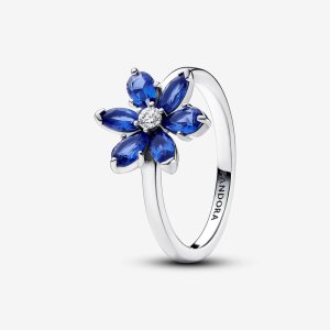 (kuva) Pandora Sparkling Blue Herbarium Cluster Ring - 193000C01