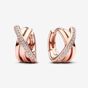 (kuva) Pandora Crossover Pavé Korvarenkaat - 283150C01