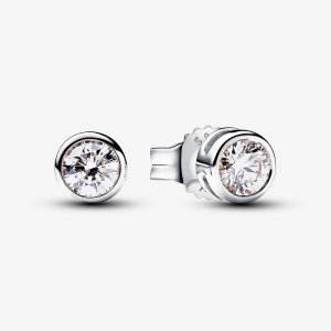 (kuva) Pandora Era -koristetyt laboratoriolohkareunuskorvakorut 0,30 ct Sterling Silver - 292857C01