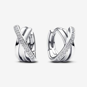 (kuva) Pandora Crossover Pavé Korvarenkat - 293150C01