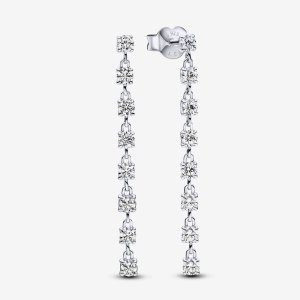 (kuva) Pandora Sparkling Eight Stones Drop Earrings - 293159C01