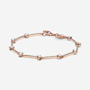 (kuva) Pandora Sparkling Pavé Bars -ranneke 589217C01
