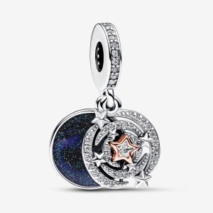 (kuva) Pandora Kaksivärinen Tähtienlennon Kaksoisriipus Charm - 782975C01