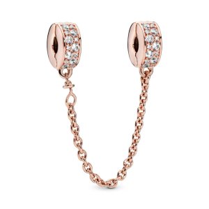 (kuva) Pandora Clear Pavé -turvaketjuklipantti - 786322CZ