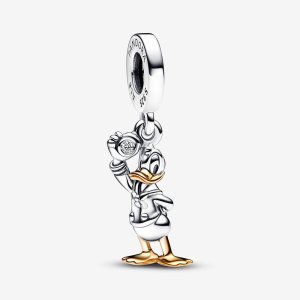 (kuva) Pandora Disney 100-vuotisjuhla Aku Ankka Lab-kasvatettu timantti riipus - 792683C01