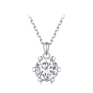 (kuva) Pandora-tyylinen Kaulakoru Loistolla Moissanite-kivellä - MSN006-A