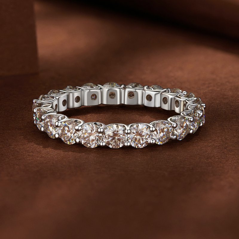 (kuva) Pandora-tyylinen hieno moissanite-sormus - MSR029 - Näytä 3