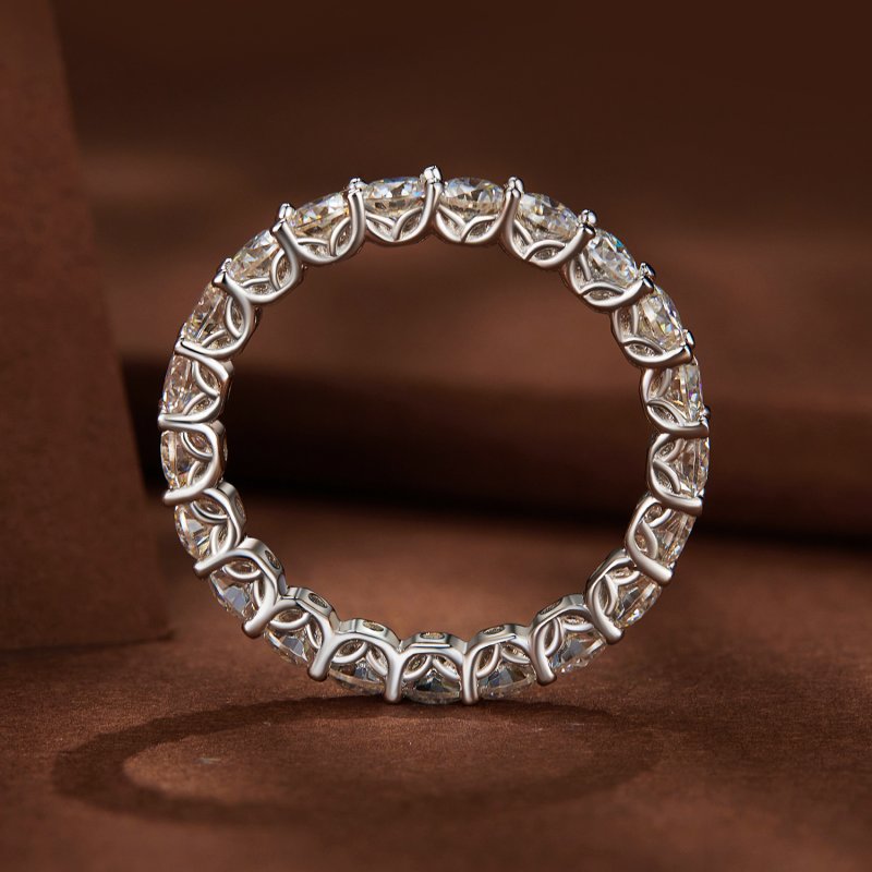 (kuva) Pandora-tyylinen hieno moissanite-sormus - MSR029 - Näytä 4