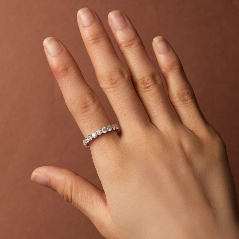 (kuva) Pandora-tyylinen hieno moissanite-sormus - MSR029 - Näytä 6
