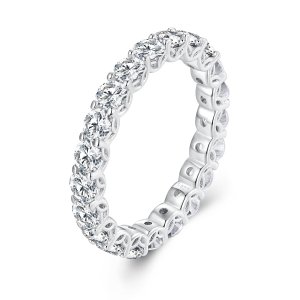 (kuva) Pandora-tyylinen hieno moissanite-sormus - MSR029