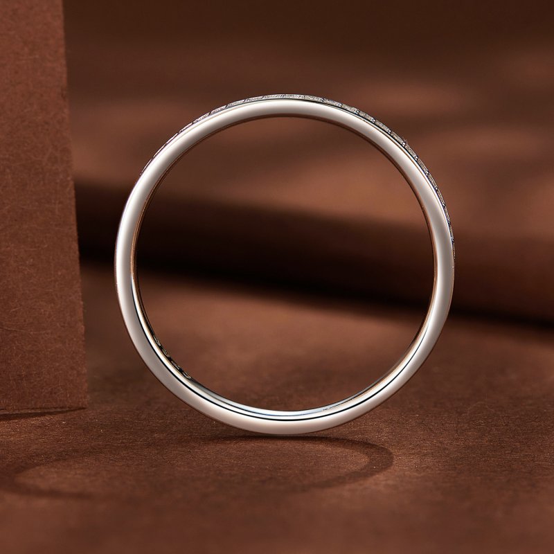 (kuva) Pandora-tyylinen Pave Moissanite -sormus - MSR030 - Näytä 4
