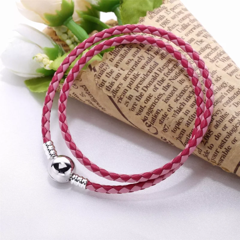 (kuva) Moments Double Woven Leather Bracelet - Rannekorut | PANDORA - Näytä 2
